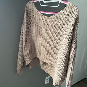 Beige Knit Sweater